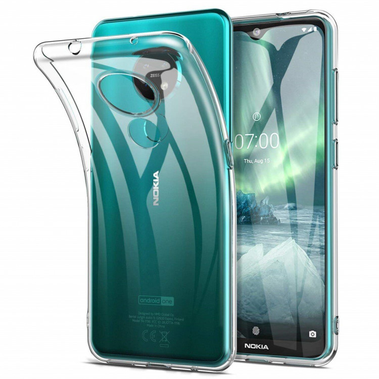 Силиконовый TPU чехол для Nokia 7.2 / Nokia 6.2
