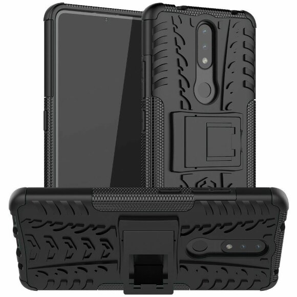 Чехол Hybrid Armor для Nokia 2.4 (черный)