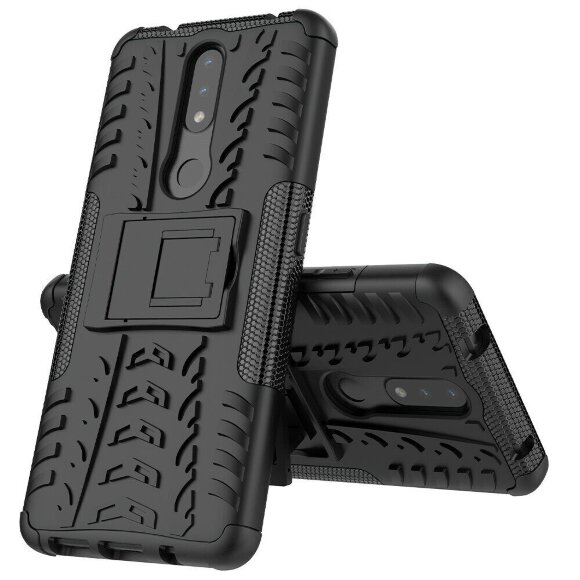 Чехол Hybrid Armor для Nokia 2.4 (черный) Чехол Hybrid Armor для Nokia 2.4 (черный)