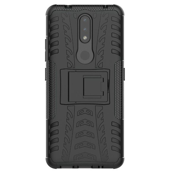 Чехол Hybrid Armor для Nokia 2.4 (черный) Чехол Hybrid Armor для Nokia 2.4 (черный)
