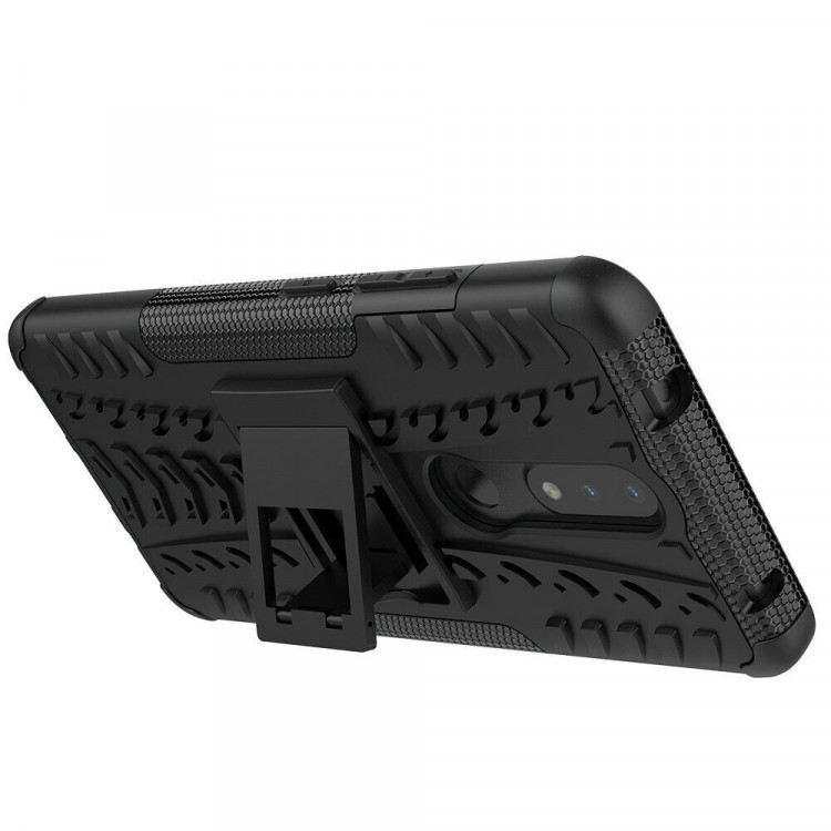 Чехол Hybrid Armor для Nokia 2.4 (черный)