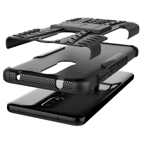 Чехол Hybrid Armor для Nokia 2.4 (черный) Чехол Hybrid Armor для Nokia 2.4 (черный)