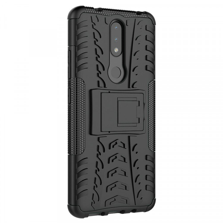 Чехол Hybrid Armor для Nokia 2.4 (черный)