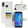 Чехол с визитницей для Asus ZenFone Max (M1) ZB555KL (белый)