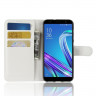 Чехол с визитницей для Asus ZenFone Max (M1) ZB555KL (белый)