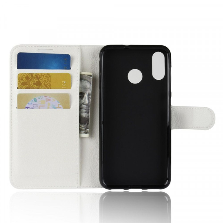 Чехол с визитницей для Asus ZenFone Max (M1) ZB555KL (белый)