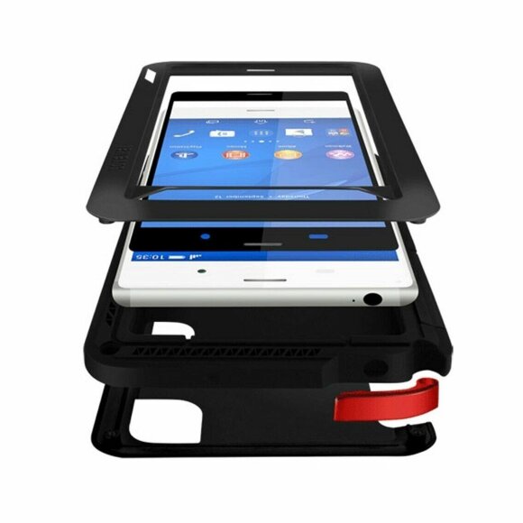 Гибридный чехол LOVE MEI для Sony Xperia Z3 (белый)