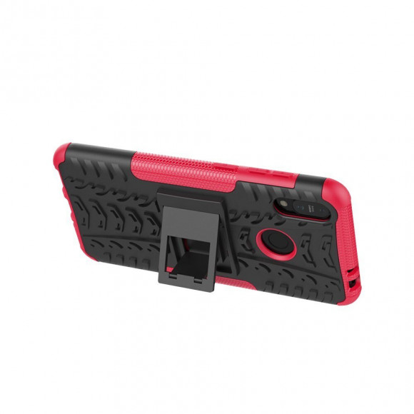 Чехол Hybrid Armor для ASUS Zenfone Max (M2) ZB633KL (черный + розовый) Чехол Hybrid Armor для ASUS Zenfone Max (M2) ZB633KL (черный + розовый)
