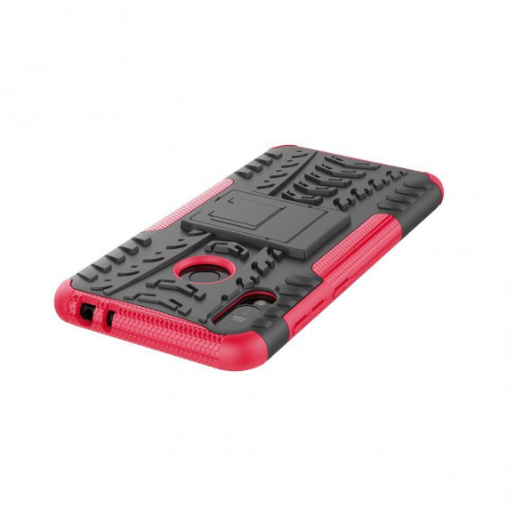 Чехол Hybrid Armor для ASUS Zenfone Max (M2) ZB633KL (черный + розовый) Чехол Hybrid Armor для ASUS Zenfone Max (M2) ZB633KL (черный + розовый)