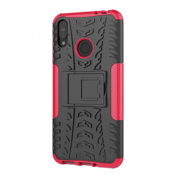 Чехол Hybrid Armor для ASUS Zenfone Max (M2) ZB633KL (черный + розовый) Чехол Hybrid Armor для ASUS Zenfone Max (M2) ZB633KL (черный + розовый)