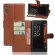Чехол с визитницей для Sony Xperia XZ / XZs (коричневый)