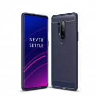 Чехол-накладка Carbon Fibre для OnePlus 8 Pro (темно-синий) Чехол-накладка Carbon Fibre для OnePlus 8 Pro (темно-синий)