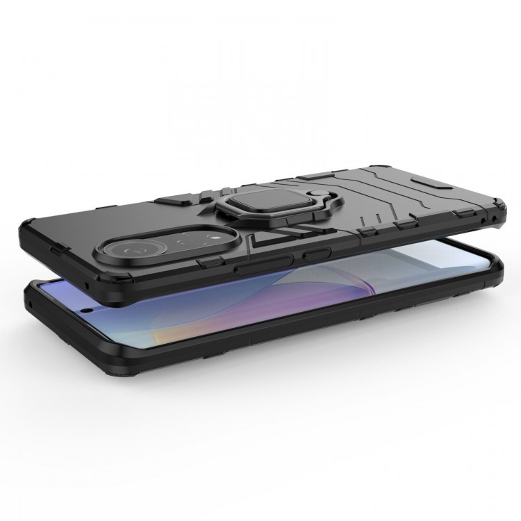 Чехол Armor Ring Holder для HUAWEI Nova 9 (черный)