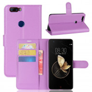 Чехол с визитницей для ZTE Nubia Z17 (фиолетовый) Чехол с визитницей для ZTE Nubia Z17 (фиолетовый)