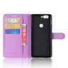 Чехол с визитницей для ZTE Nubia Z17 (фиолетовый)