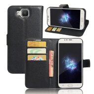 Чехол с визитницей для DOOGEE X9 mini (черный) Чехол с визитницей для DOOGEE X9 mini (черный)