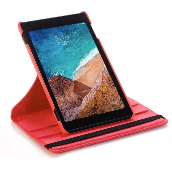 Поворотный чехол для Xiaomi Mi Pad 4 - 8 дюймов (красный)