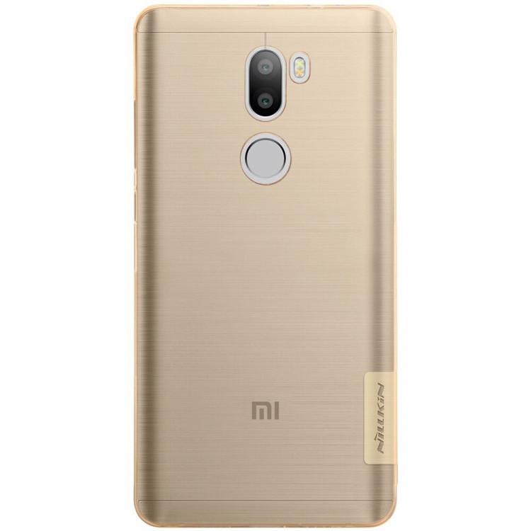 Силиконовый TPU чехол NILLKIN для Xiaomi Mi5S Plus (золотой)