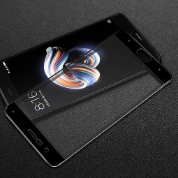 Защитное стекло 3D для Xiaomi Mi Note 3 (черный)