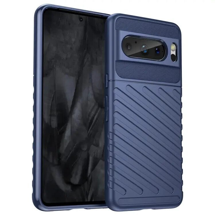 Чехол-накладка Thunder Series для Google Pixel 8 Pro (темно-синий)