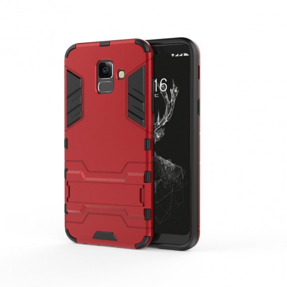 Чехол Duty Armor для Samsung Galaxy A6+ (Plus) (красный)