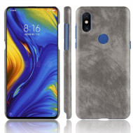 Чехол Litchi Texture для Xiaomi Mi Mix 3 (серый)