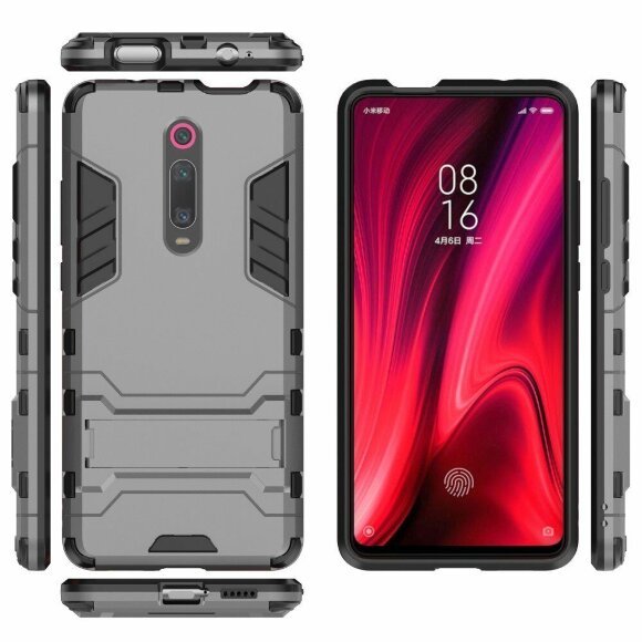 Чехол Duty Armor для Xiaomi Redmi K20 / Redmi K20 Pro / Xiaomi Mi 9T / Mi 9T Pro (серый) Чехол Duty Armor для Xiaomi Redmi K20 / Redmi K20 Pro / Xiaomi Mi 9T / Mi 9T Pro (серый)