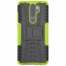 Чехол Hybrid Armor для Xiaomi Redmi Note 8 Pro (черный + зеленый)