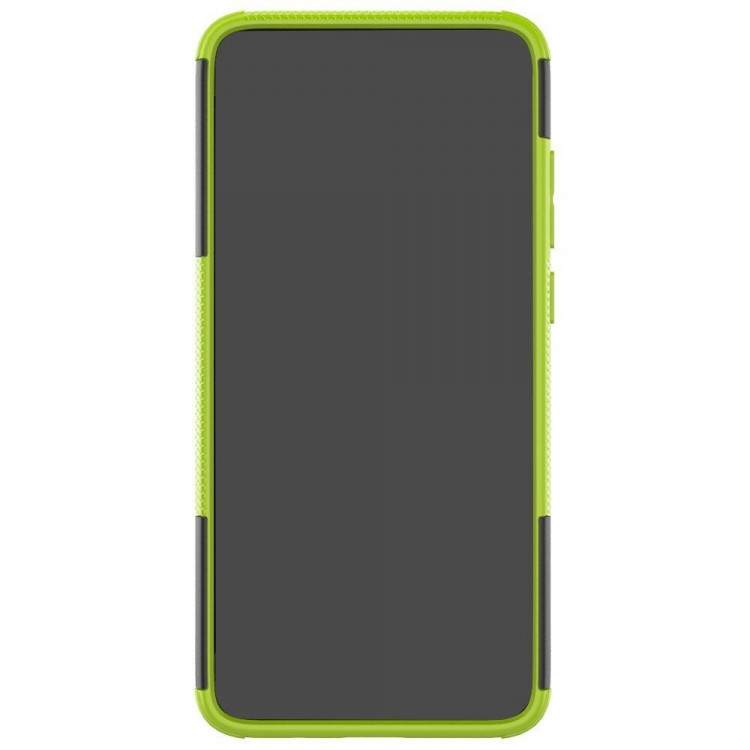 Чехол Hybrid Armor для Xiaomi Redmi Note 8 Pro (черный + зеленый)