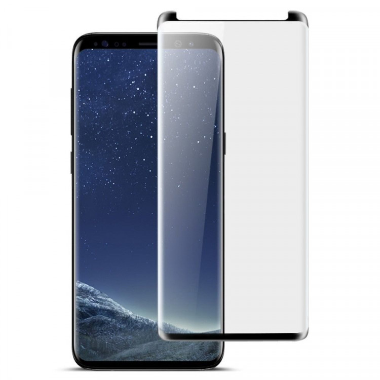 Защитное стекло 3D для Samsung Galaxy S9+ (Plus) (черный)