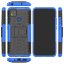 Чехол Hybrid Armor для Xiaomi Redmi 9C (черный + голубой)