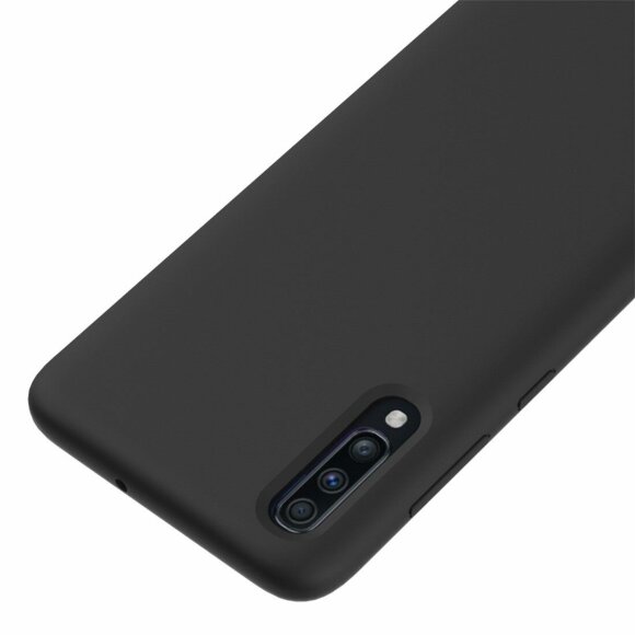 Силиконовый чехол Mobile Shell для Samsung Galaxy A50 / Galaxy A50s / Galaxy A30s (черный)