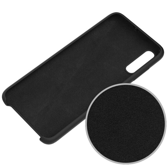 Силиконовый чехол Mobile Shell для Samsung Galaxy A50 / Galaxy A50s / Galaxy A30s (черный)