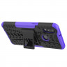 Чехол Hybrid Armor для Samsung Galaxy A10s (черный + фиолетовый)
