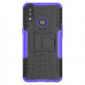 Чехол Hybrid Armor для Samsung Galaxy A10s (черный + фиолетовый)