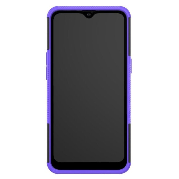 Чехол Hybrid Armor для Samsung Galaxy A10s (черный + фиолетовый)