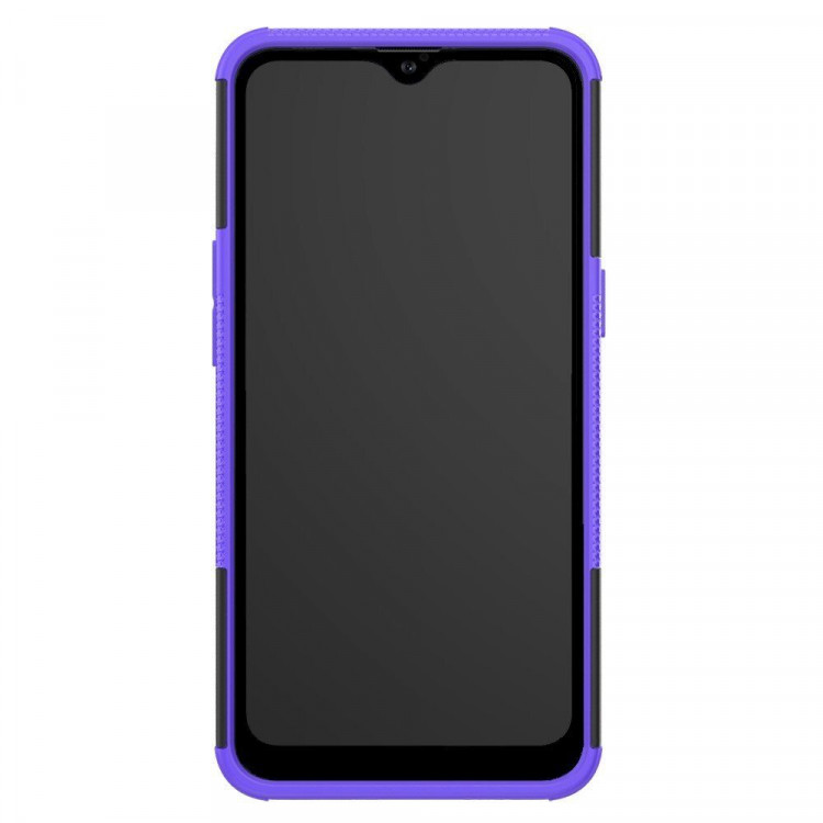 Чехол Hybrid Armor для Samsung Galaxy A10s (черный + фиолетовый)