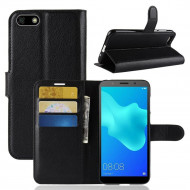 Чехол с визитницей для Huawei Y5 Prime (2018) / Y5 lite (2018) / Huawei Honor 7A (DUA-L22) Российская версия (черный) Чехол с визитницей для Huawei Y5 Prime (2018) / Y5 lite (2018) / Huawei Honor 7A (DUA-L22) Российская версия (черный)