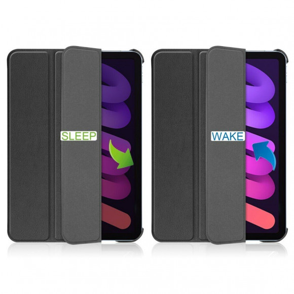 Планшетный чехол для iPad mini 6 (2021) (черный) Планшетный чехол для iPad mini 6 (2021) (черный)