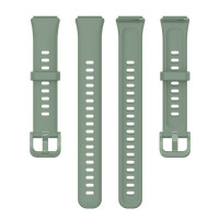 Силиконовый ремешок для Huawei Band 7 (серо-зеленый)