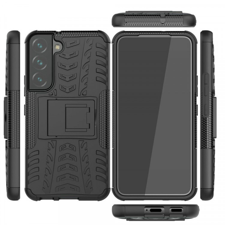 Чехол Hybrid Armor для Samsung Galaxy S22 (черный)