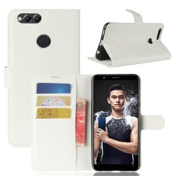 Чехол с визитницей для Huawei Honor 7X (белый)
