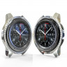 Декоративный бампер для Samsung Galaxy Watch 46мм (серебряный)