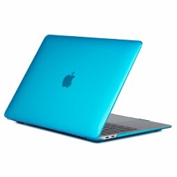 Пластиковый чехол для Apple MacBook Air 13.3" A1932 (2018) / Air 13.3" с дисплеем Retina (2018) / MacBook Air (M1, 2020) (голубой)