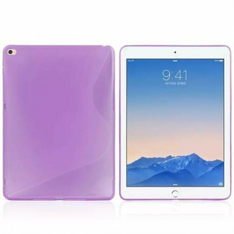 Чехол из мягкого пластика для iPad Air 2 (фиолетовый)