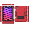 Гибридный TPU чехол для Apple iPad mini 6 (красный + черный)