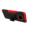 Чехол Hybrid Armor для Huawei Mate 20 Pro (черный + красный)