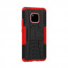 Чехол Hybrid Armor для Huawei Mate 20 Pro (черный + красный)