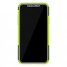 Чехол Hybrid Armor для iPhone 11 Pro Max (черный + зеленый)