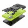 Чехол Hybrid Armor для iPhone 11 Pro Max (черный + зеленый)